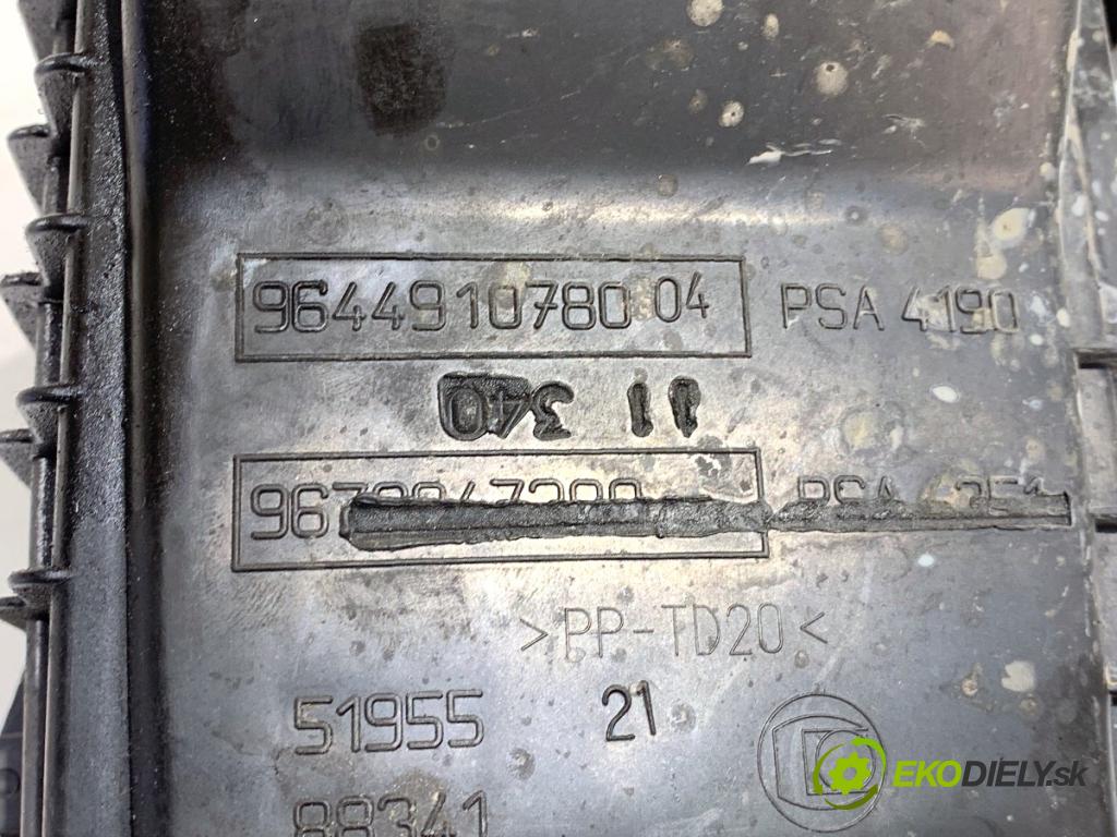 CITROEN C5 III sedan 2011 100 kW 2.0 HDi (RDRHDA) 1997 Obal filtra vzduchu 9644910780 (Obal vzduchového filtra)