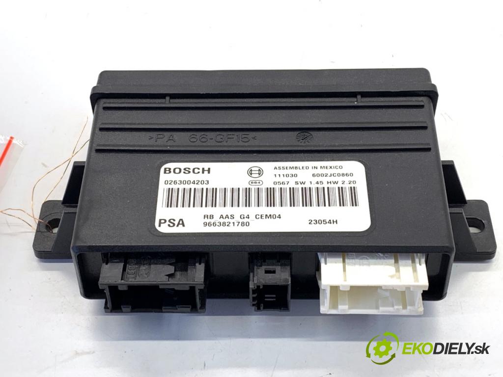 CITROEN C5 III sedan 2011 100 kW 2.0 HDi (RDRHDA) 1997 Modul PDC 9663821780 (Riadiaca jednotka ostatné)