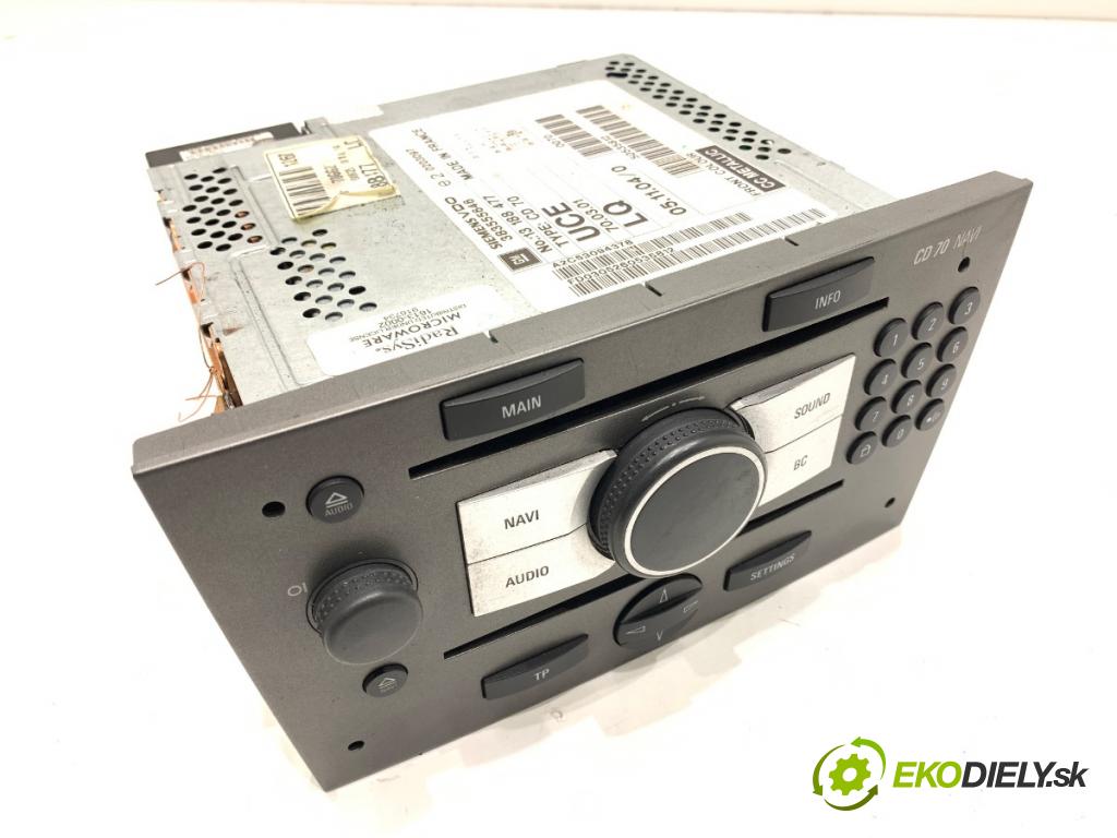 OPEL VECTRA C sedan 2006 114 kW 2.2 DGi (F69) 2198 RADIO 13188477 (Audio zariadenie)