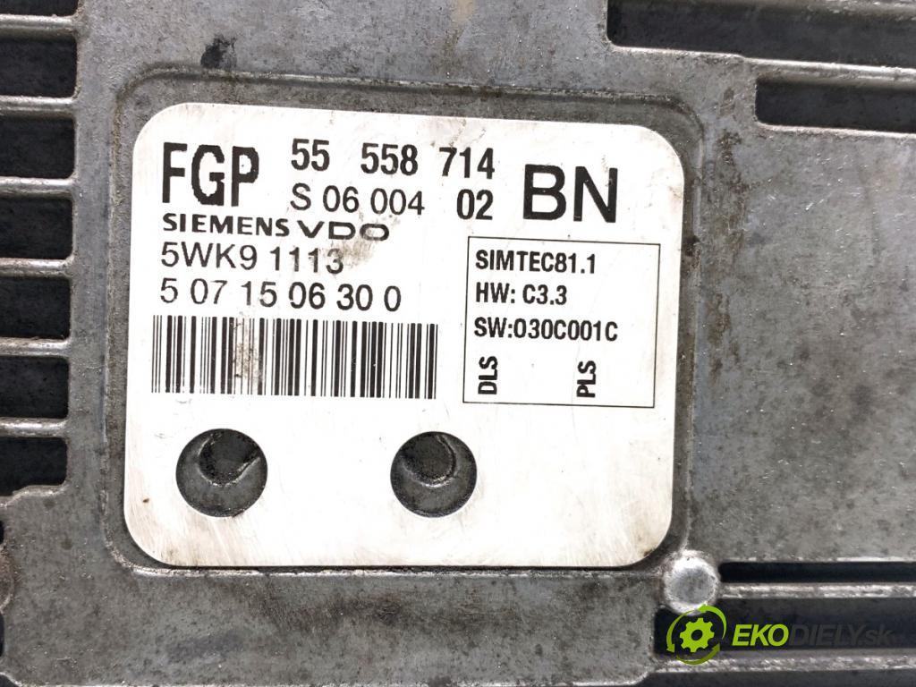 OPEL VECTRA C sedan 2006 114 kW 2.2 DGi (F69) 2198 riadiaca jednotka Motor 55558714 (Riadiaca jednotka)