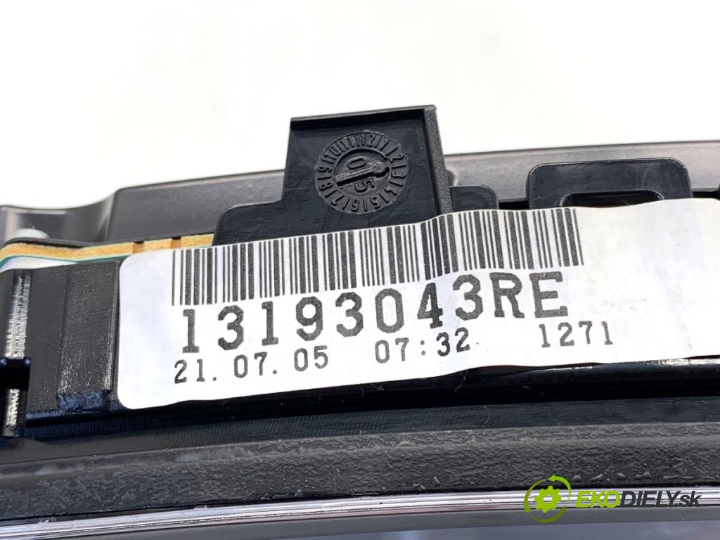 OPEL VECTRA C sedan 2006 114 kW 2.2 DGi (F69) 2198 Prístrojovka 13193043 (Prístrojová doska)