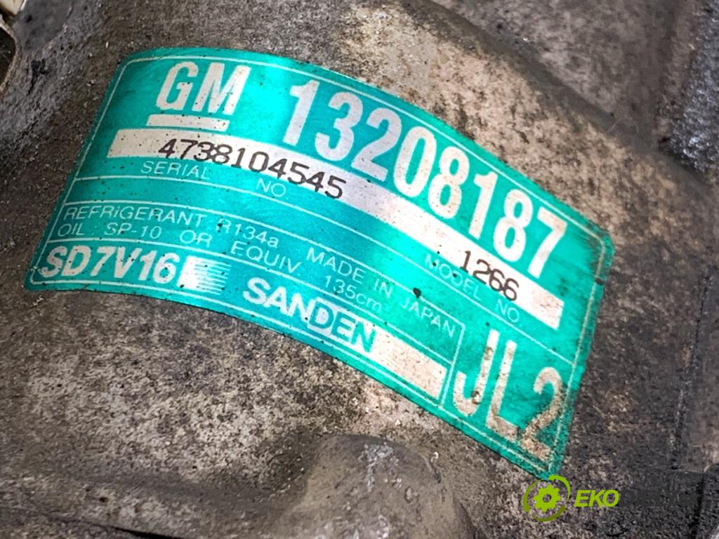 OPEL VECTRA C sedan 2006 114 kW 2.2 DGi (F69) 2198 kompresor klimatizace 13208187 (Kompresor klimatizace)