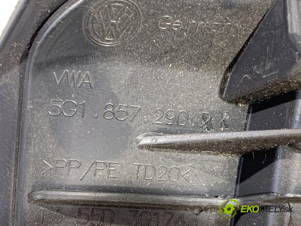 VW GOLF VII liftback 2016 85 kW e-Golf Priehradka, kastlík spolujazdca 5G1857097 (Priehradka (kastlík))