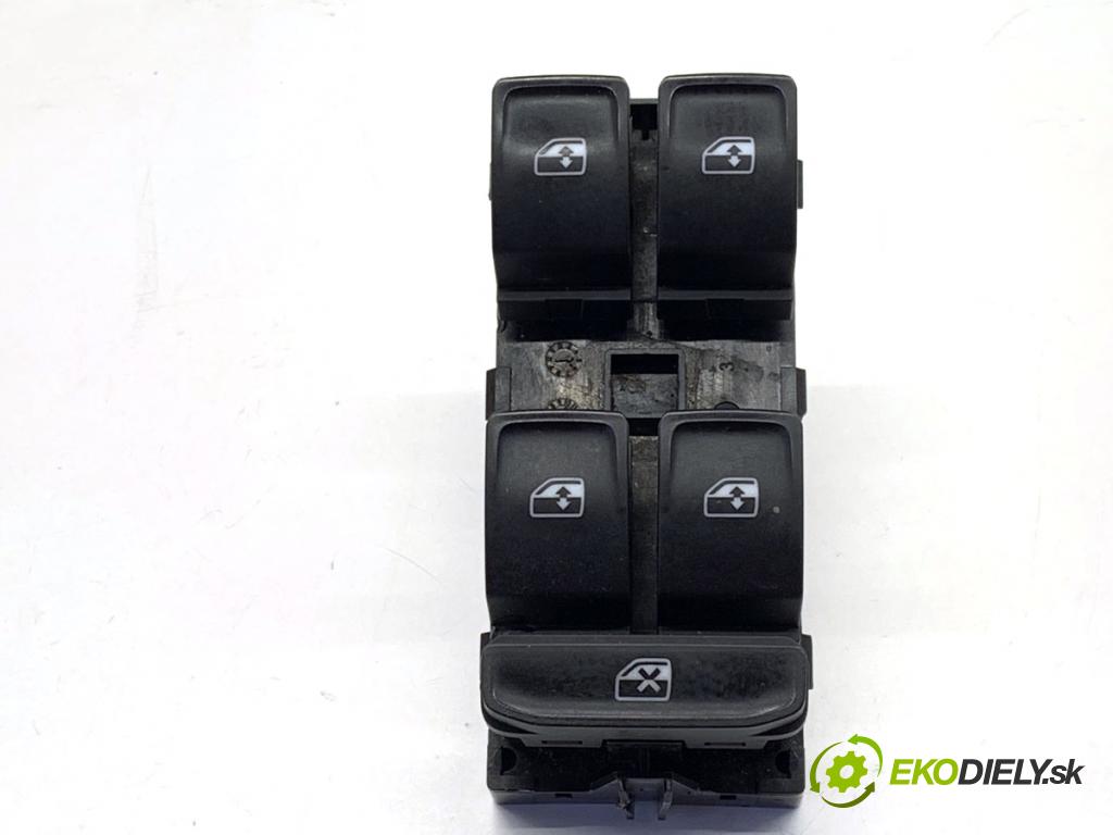 VW GOLF VII liftback 2016 85 kW e-Golf  Prepínač okien 5G0959857D (Prepínacie páčky pod volantom)