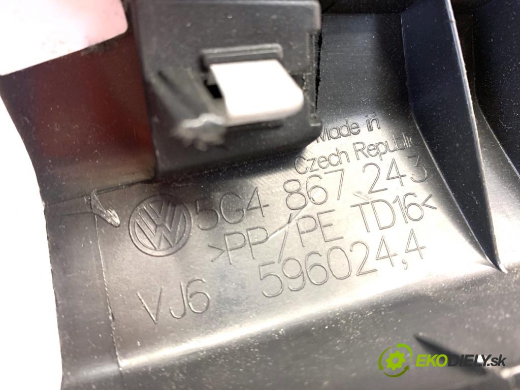 VW GOLF VII liftback 2016 85 kW e-Golf  Držiak BEZPEČNOSŤ ľavy predný