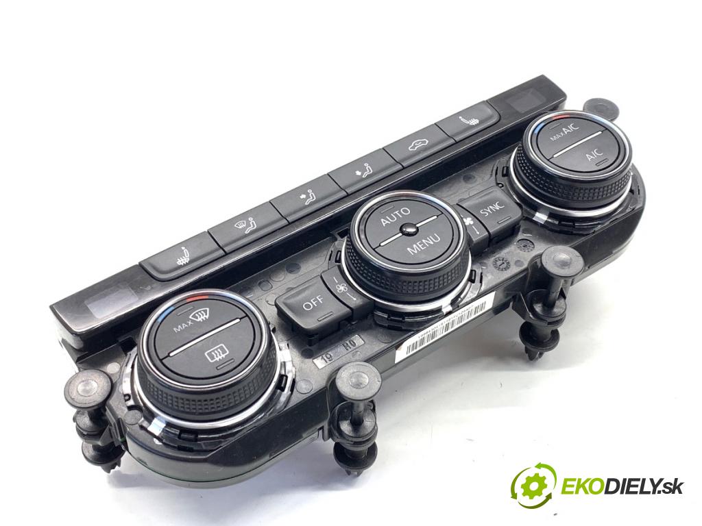 VW GOLF VII liftback 2016 85 kW e-Golf  Panel ovládania kúrenia 5GE907044AD (Prepínacie páčky pod volantom)