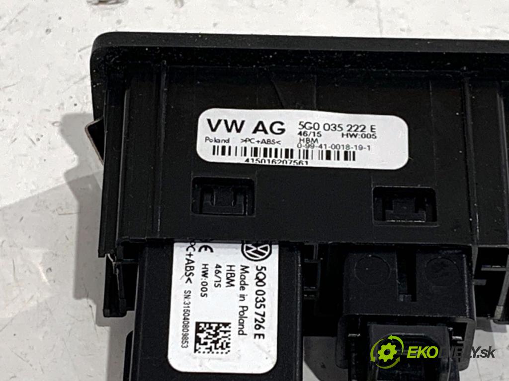 VW GOLF VII liftback 2016 85 kW e-Golf  HNÍZDO: USB 5G0035222E