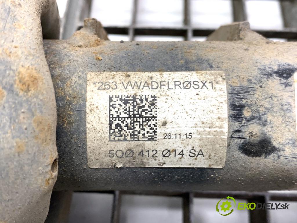 VW GOLF VII liftback 2016 85 kW e-Golf  tlumič levý přední část ZE 5Q0413023FK