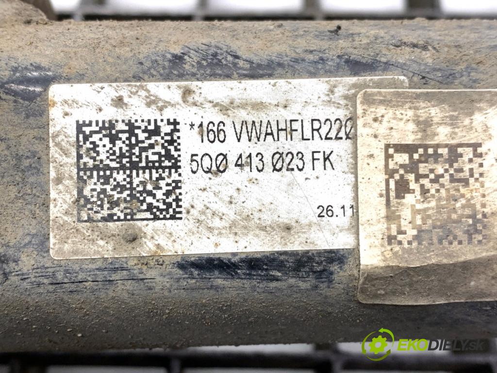 VW GOLF VII liftback 2016 85 kW e-Golf  tlumič levý přední část ZE 5Q0413023FK