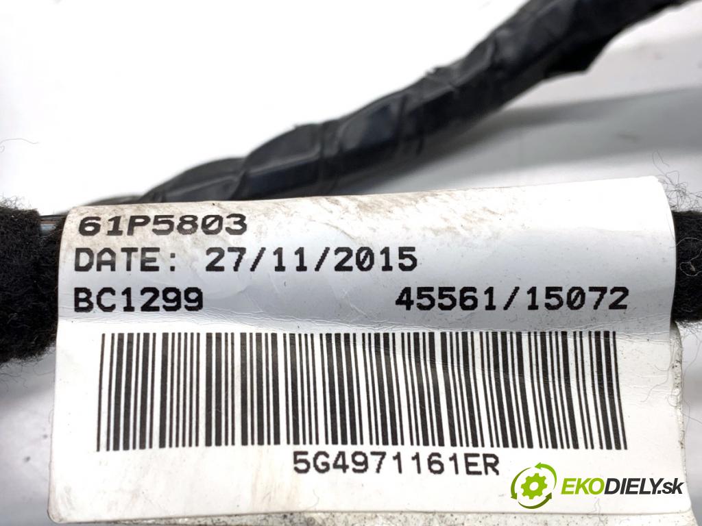 VW GOLF VII liftback 2016 85 kW e-Golf  Káblovačka Dvere predný ľavy 5G4971161ER