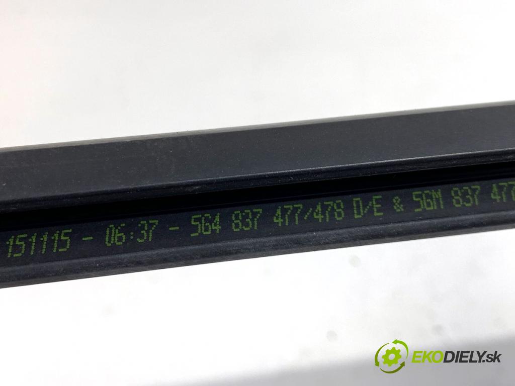 VW GOLF VII liftback 2016 85 kW e-Golf lišta Sbírání: přední část levý 5G4837477D
