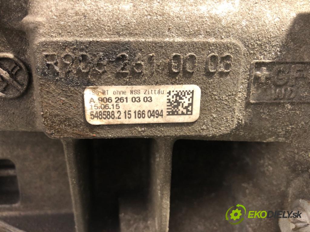 VW CRAFTER 30 50 Platforma / podwozie 2015 80 kW 2.0 TDI 1968 Prevodovka A9062610801 R9062610003 (Prevodovka)