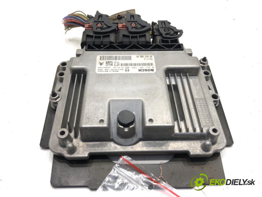 PEUGEOT 308 I liftback 2007 88 kW 1.6 16V 1598 riadiaca jednotka Motor 9664738680 0261201505 (Riadiaca jednotka)