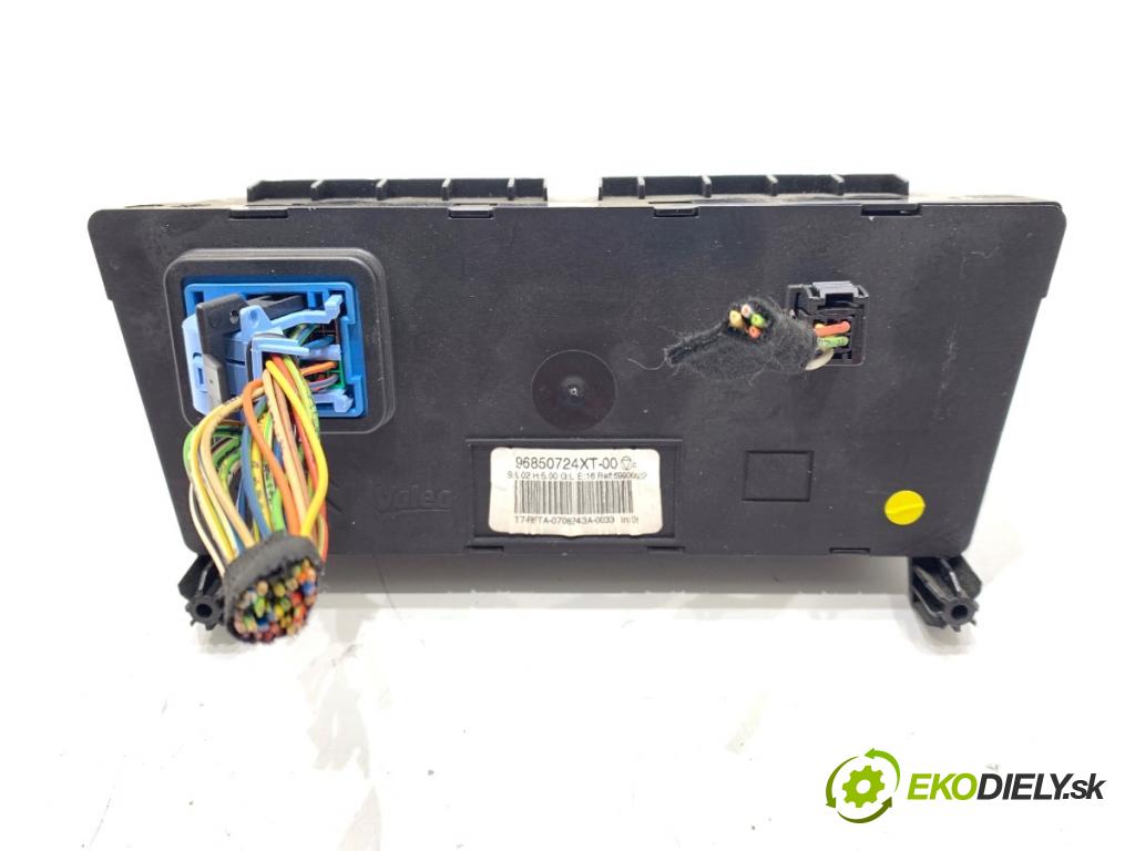 PEUGEOT 308 I liftback 2007 88 kW 1.6 16V 1598 Panel ovládania kúrenia 96850724XT (Prepínacie páčky pod volantom)