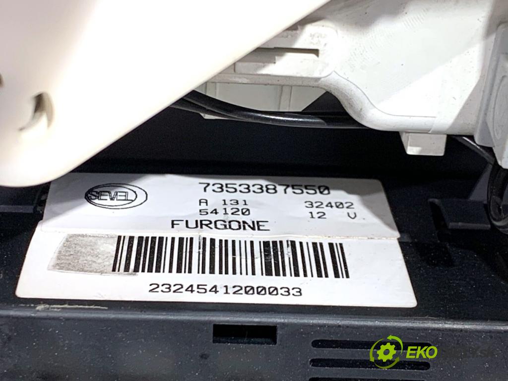 CITROEN JUMPER II Autobus 2003 62 kW 2.0 HDi 1997 Panel ovládania kúrenia 7353387550 (Prepínacie páčky pod volantom)