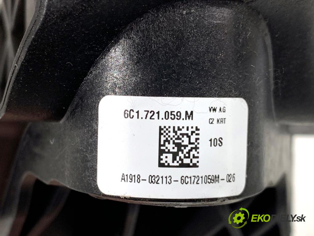 SKODA FABIA III liftback 2019 44 kW 1.0 999 PEDÁL: manuálne 6C1721058D (Potenciometer plynového pedálu)