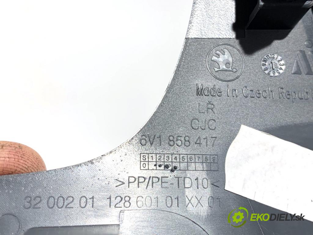 SKODA FABIA III liftback 2019 44 kW 1.0 999 lišty kryt 6V1858418 6V1857053B (Lišta)