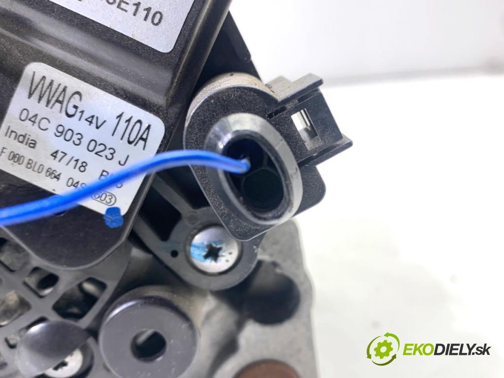 SKODA FABIA III liftback 2019 44 kW 1.0 999 Alternátor 04C903023J (Alternátor)