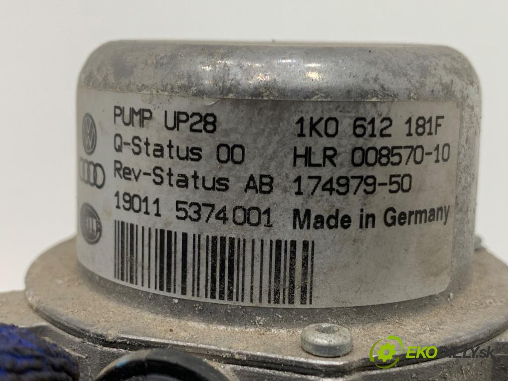SKODA FABIA III liftback 2019 44 kW 1.0 999 pumpa sily brzdení 1K0612181F