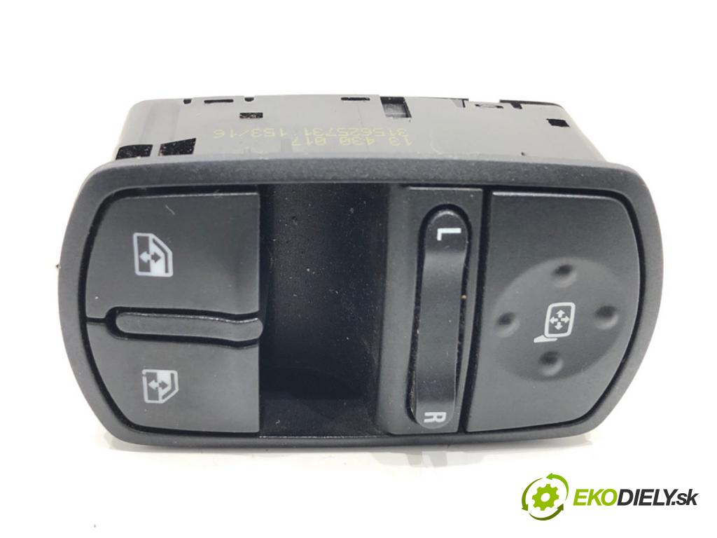 OPEL CORSA E liftback 2016 66 kW 1.4 LPG (08, 68) 1398 Prepínač okien 13430017 (Prepínacie páčky pod volantom)