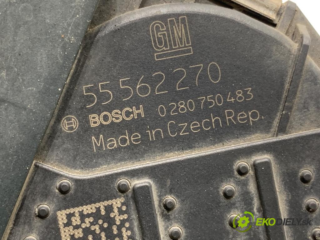 OPEL CORSA E liftback 2016 66 kW 1.4 LPG (08, 68) 1398 Škrtiaca klapka 55562270 (Škrtiaca klapka)