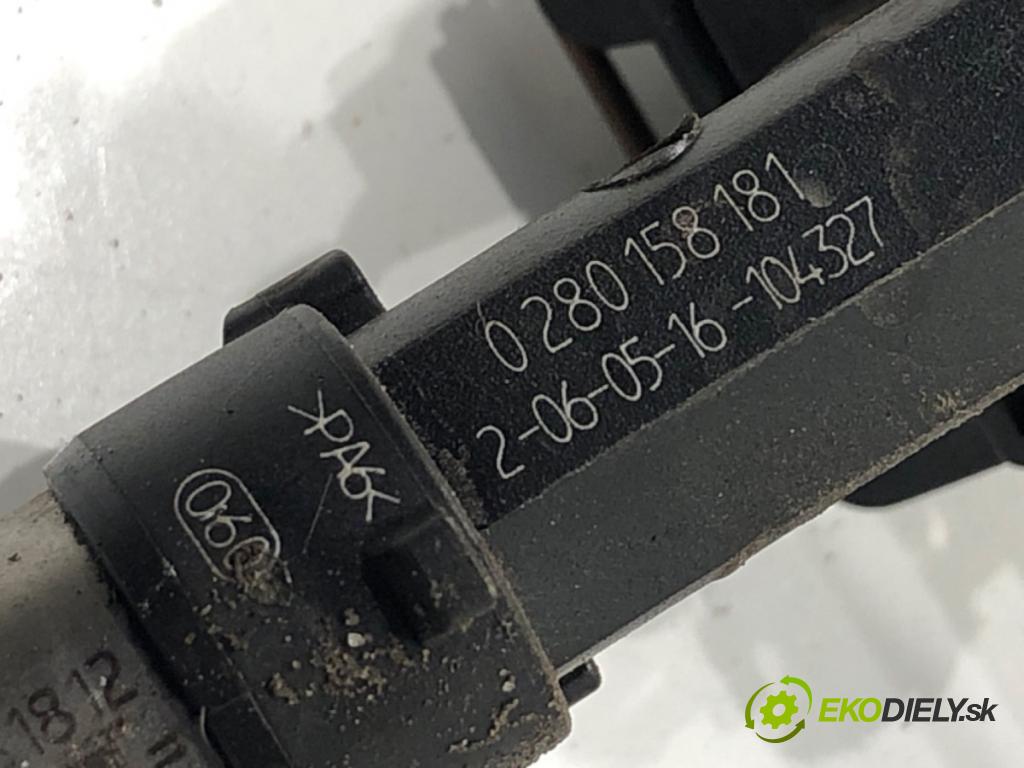 OPEL CORSA E liftback 2016 66 kW 1.4 LPG (08, 68) 1398 lišta vstřikovací 0280158181 (Vstřikovací lišta)