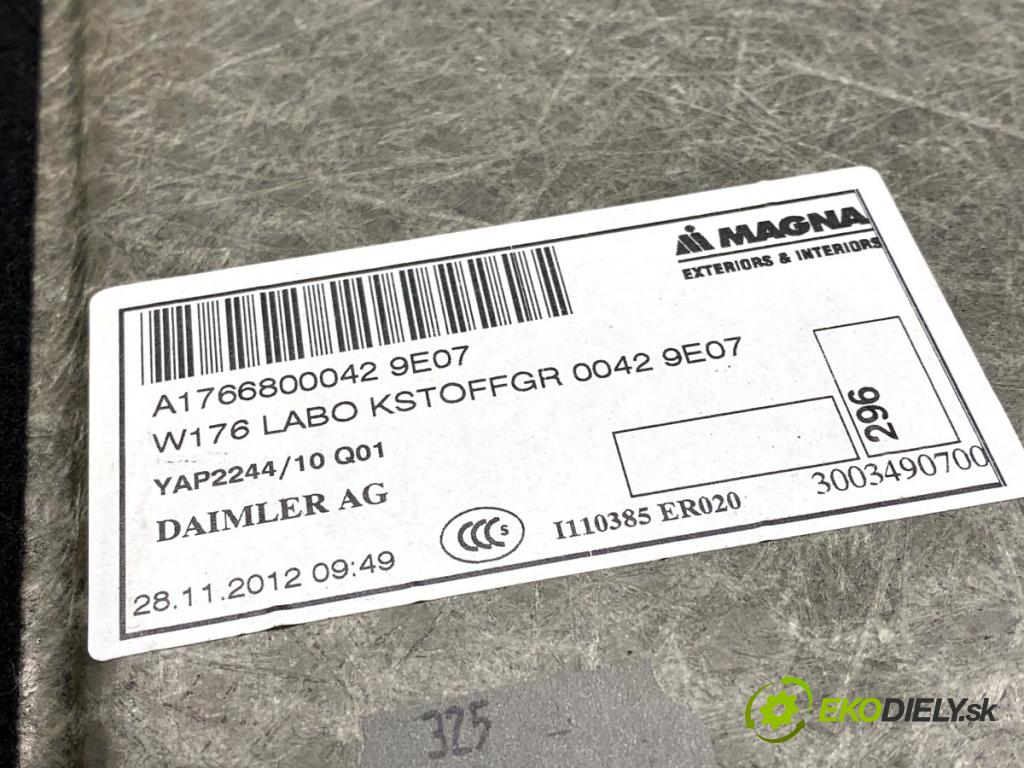 MERCEDES-BENZ W176 liftback 2012 90 kW A 180 (176.042) 1595 KRYTINA: kufra A1766800042