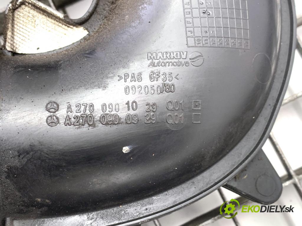 MERCEDES-BENZ W176 liftback 2012 90 kW A 180 (176.042) 1595 Rúra vzduchu A2700901029