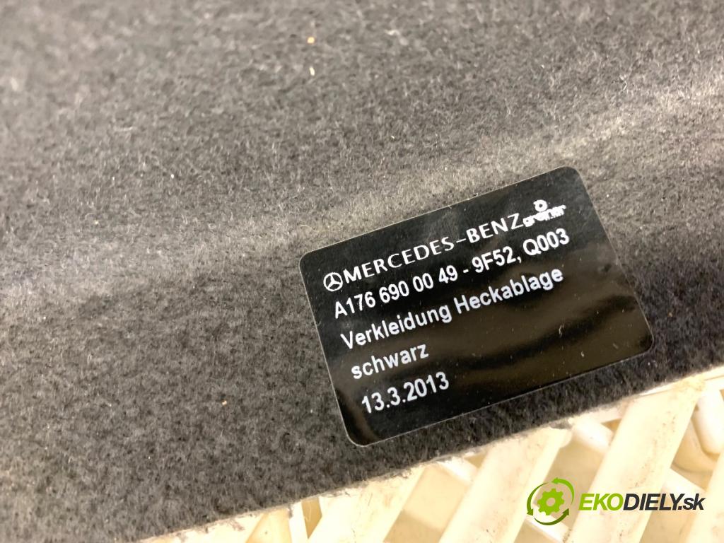 MERCEDES-BENZ W176 liftback 2012 90 kW A 180 (176.042) 1595 pláto zadní část A1766900049