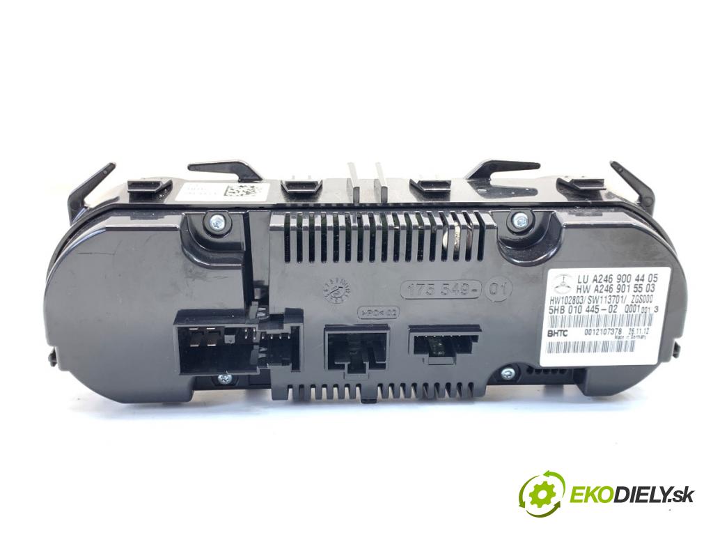 MERCEDES-BENZ W176 liftback 2012 90 kW A 180 (176.042) 1595 Panel ovládania kúrenia 2469004405 (Prepínacie páčky pod volantom)