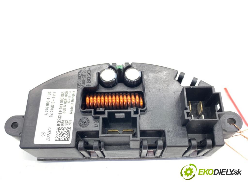 MERCEDES-BENZ W176 liftback 2012 90 kW A 180 (176.042) 1595 odpor rezistor topení vzduchu A2469064100 (Odpor topení)