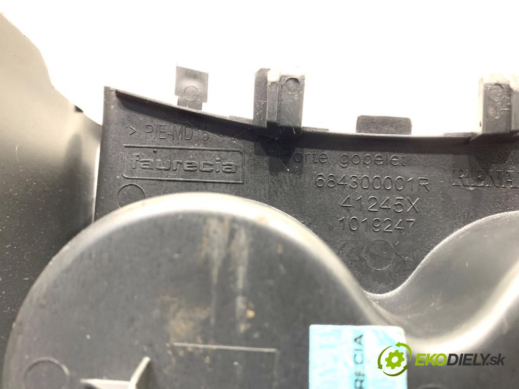 RENAULT GRAND SCENIC III nadwozie wielkoprzestrzenne (MPV) 2011 96 kW 1.4 16V (JZ0F) 1397 Držiak na nápoje 684300001R (Držiak (úchyt) na nápoje)