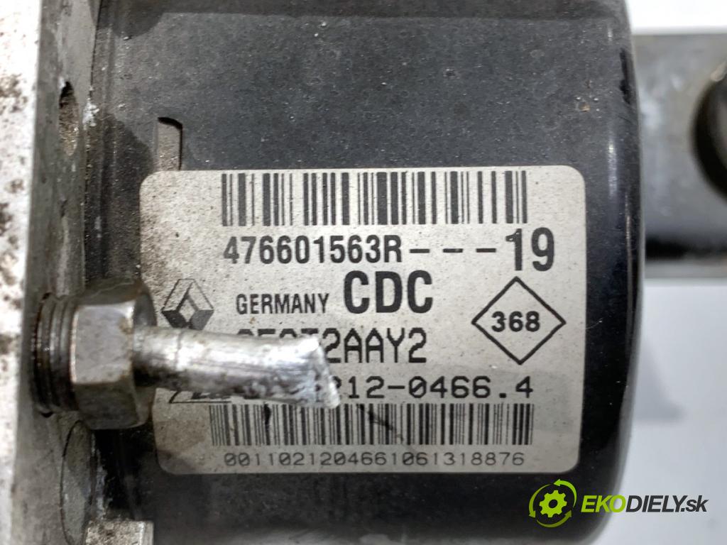 RENAULT GRAND SCENIC III nadwozie wielkoprzestrzenne (MPV) 2011 96 kW 1.4 16V (JZ0F) 1397 Pumpa ABS 476601563R (Pumpa ABS)