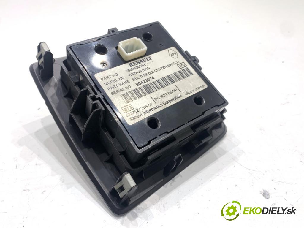 RENAULT GRAND SCENIC III nadwozie wielkoprzestrzenne (MPV) 2011 96 kW 1.4 16V (JZ0F) 1397 Panel ovládaní navigace 253B00004R