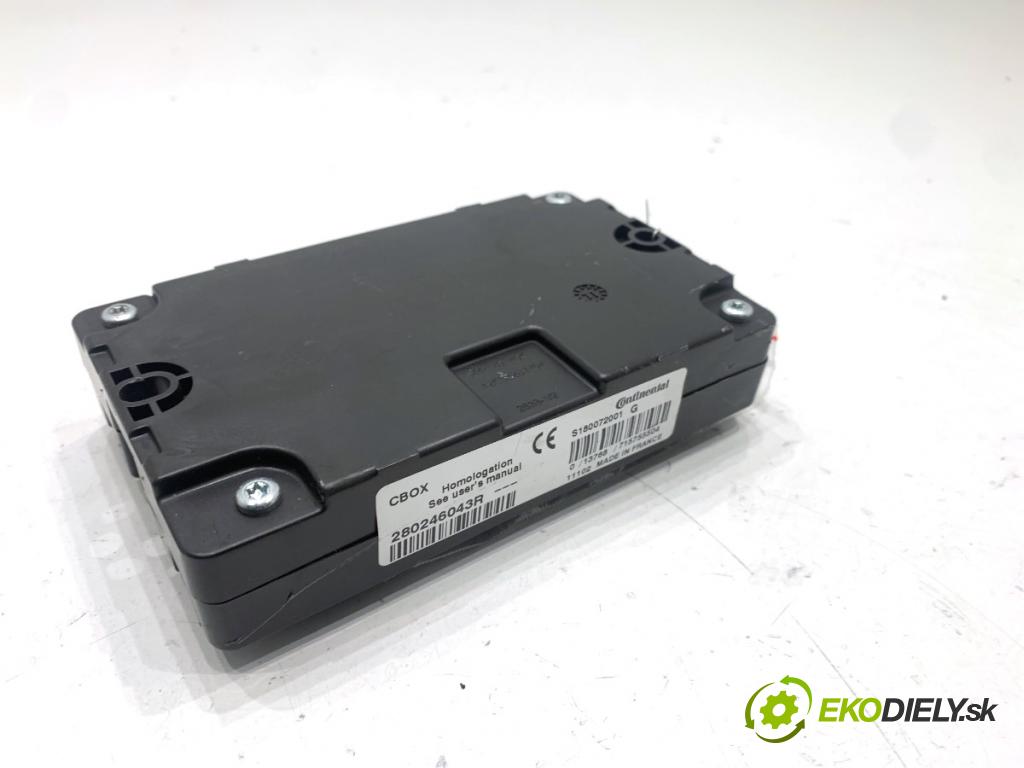 RENAULT GRAND SCENIC III nadwozie wielkoprzestrzenne (MPV) 2011 96 kW 1.4 16V (JZ0F) 1397 modul brzdy ruční brzdy 280246043R