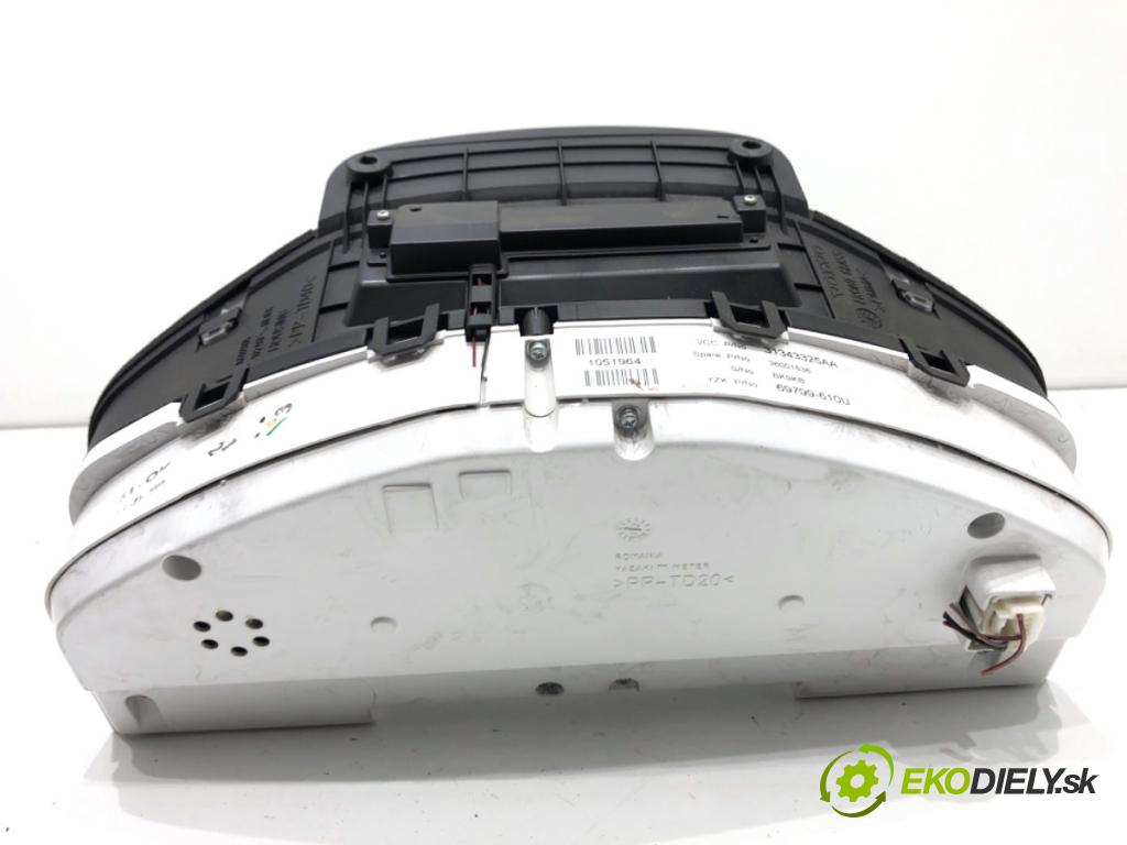 VOLVO S80 II sedan 2012 120 kW D3 / D4 1984 Prístrojovka 31343325AA (Prístrojová doska)