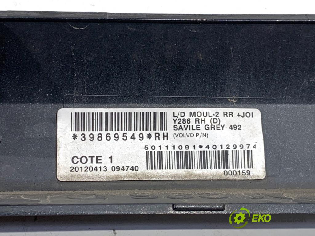 VOLVO S80 II sedan 2012 120 kW D3 / D4 1984 Lišta Dvere pravy zad 30791068