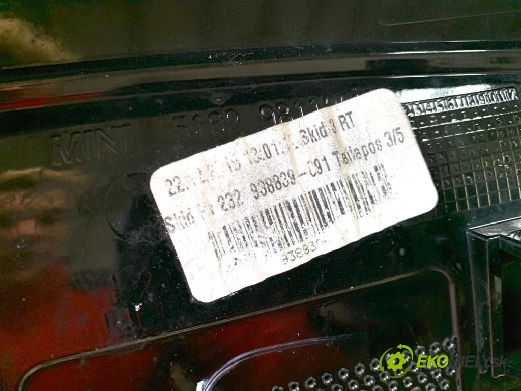MINI COUNTRYMAN R60 Kombi 2016 140 kW Cooper S ALL4 1598 Spoiler zadní část 9811202