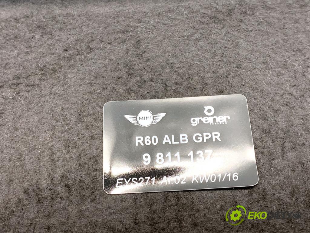 MINI COUNTRYMAN R60 Kombi 2016 140 kW Cooper S ALL4 1598 pláto zadní část 9811137