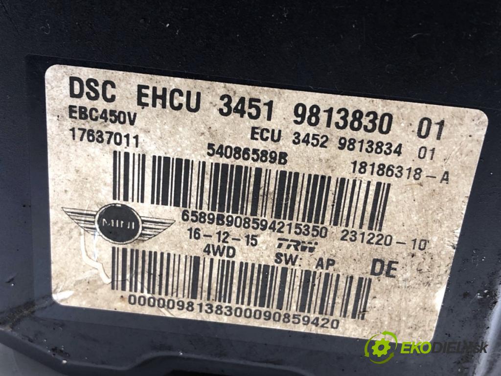 MINI COUNTRYMAN R60 Kombi 2016 140 kW Cooper S ALL4 1598 Pumpa ABS 9813830 (Pumpa ABS)