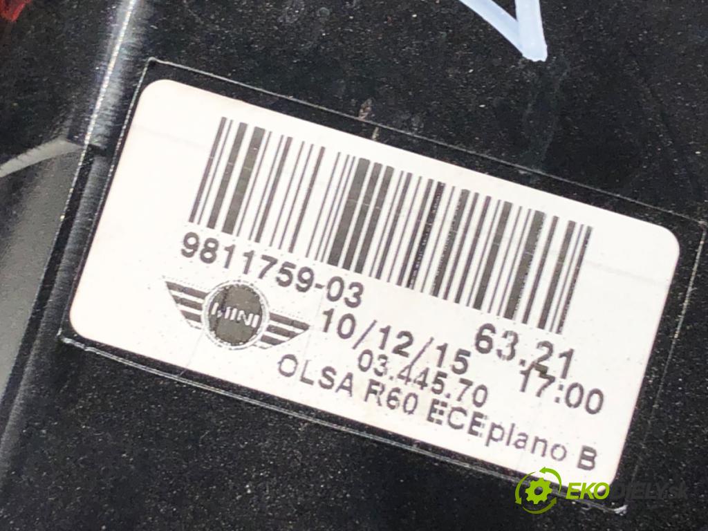 MINI COUNTRYMAN R60 Kombi 2016 140 kW Cooper S ALL4 1598 světlo levý zadní část 9811759