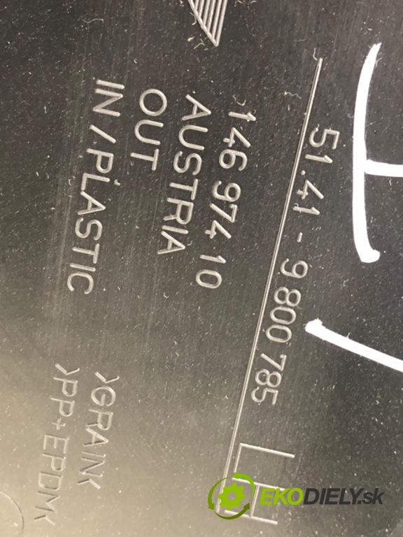 MINI COUNTRYMAN R60 Kombi 2016 140 kW Cooper S ALL4 1598 čalúnenie Dvere ľavy zad 9800785