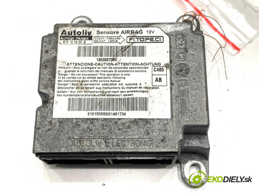 FIAT FIORINO III Nadwozie pełne/minivan 2008 70 kW 1.3 D Multijet (225BXE1A) 1248 senzor airbag 1353557080 (Snímač)