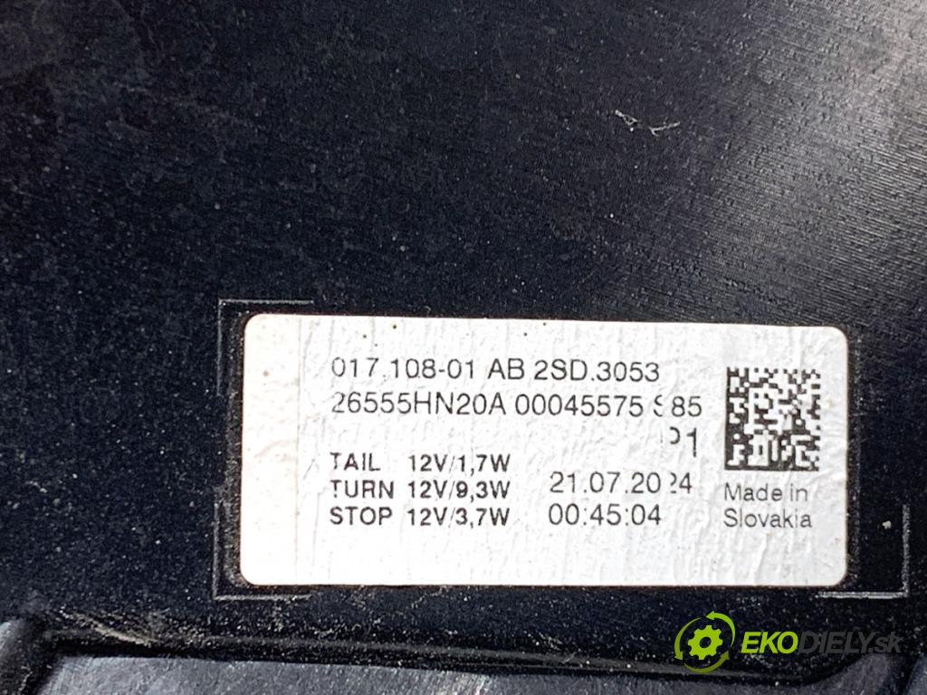 NISSAN QASHQAI J12 SUV 2024 103 kW 1.3 DIG-T 1332 světlo levý zadní část 26555HN20A