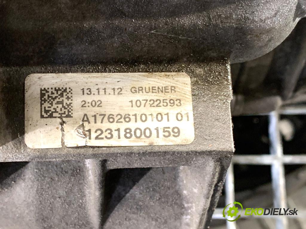 MERCEDES-BENZ W176 liftback 2012 90 kW A 180 (176.042) 1595 Prevodovka A1762610101 (Prevodovka)
