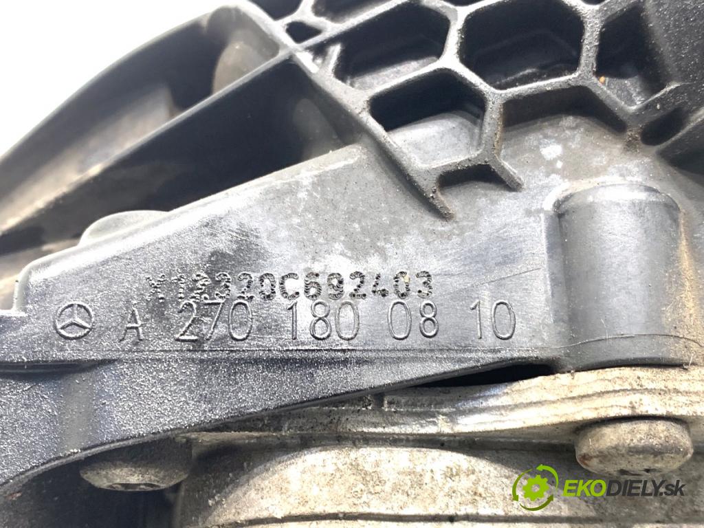 MERCEDES-BENZ W176 liftback 2012 90 kW A 180 (176.042) 1595 Obal filtra oleja A2701800810 (Obal olejového filtra)