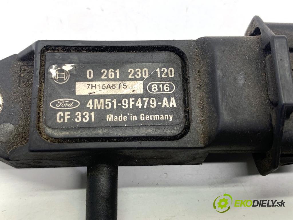 FORD FOCUS C-MAX nadwozie wielkoprzestrzenne (MPV) 2007 85 kW 1.8 TDCi 1753 snímač tlaku spalín DPF 4M51-9F479-AA