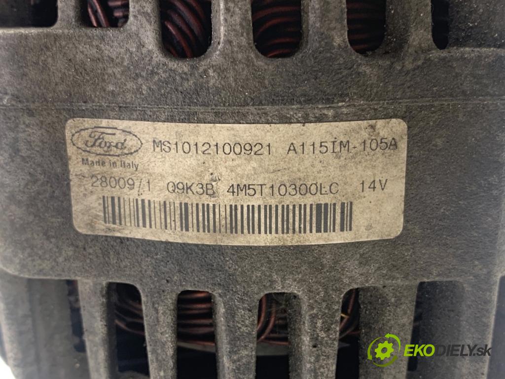 FORD FOCUS C-MAX nadwozie wielkoprzestrzenne (MPV) 2007 85 kW 1.8 TDCi 1753 Alternátor 4M5T10300LC (Alternátor)