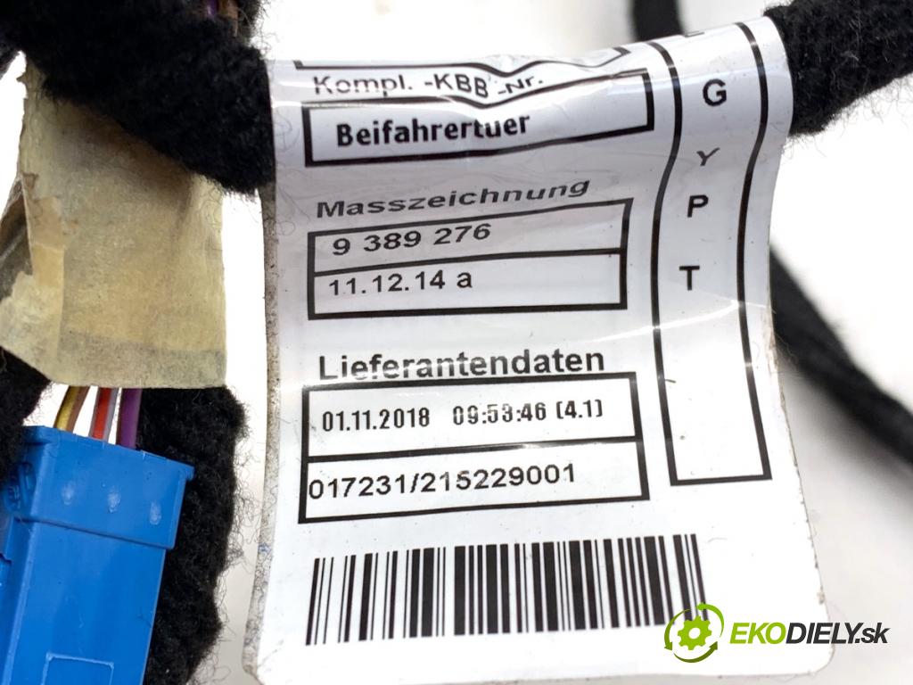 MINI CLUBMAN F54 Kombi 2019 100 kW Cooper 1499 káblovačka dveře přední část pravý 9389286