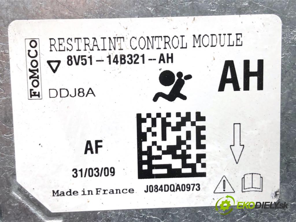 FORD FIESTA MK7 liftback 2009 44 kW 1.25 1242 senzor airbag 8V51-14B321-AH (Snímač)